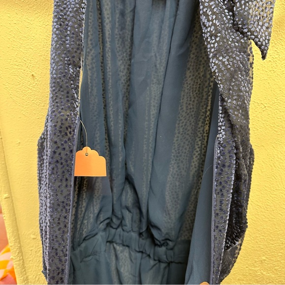 Elevenses Anthropologie blue jumpsuit - Picture 8 of 11